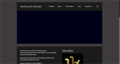 Desktop Screenshot of narrenzunft-rottweil.de
